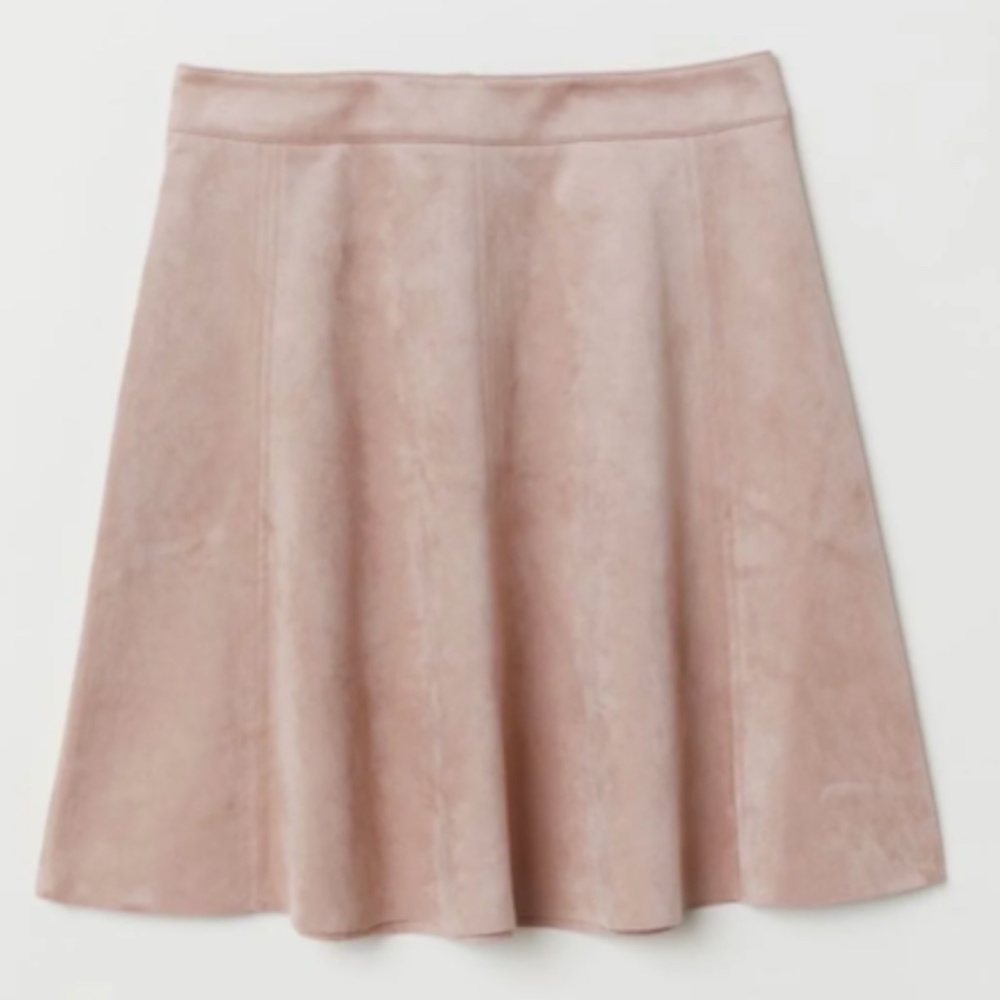 Faux Suede Skirt